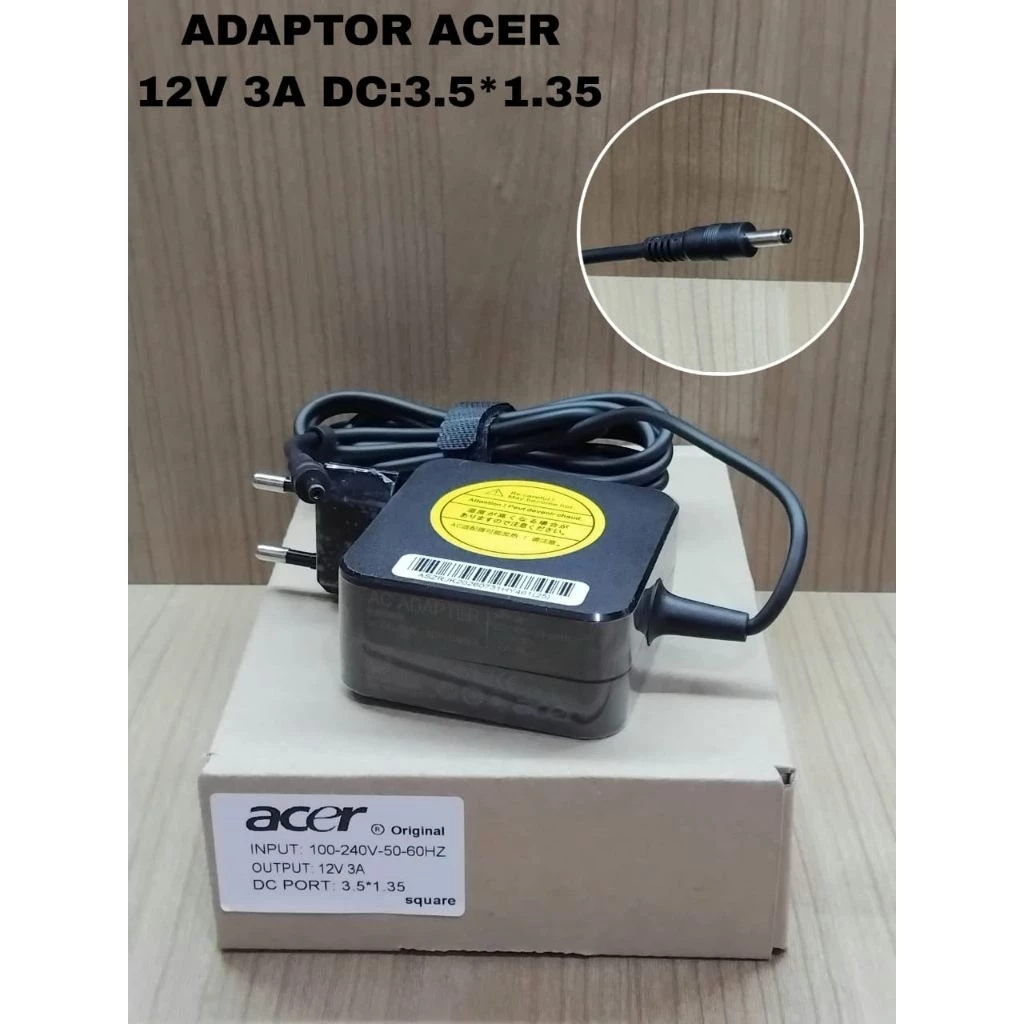 Acer Adaptor Original NBEX 12V 3A Dc 3.5 x 1.35 มม. สําหรับ Acer Aspire Lite 14 AL14-31 AL14-51