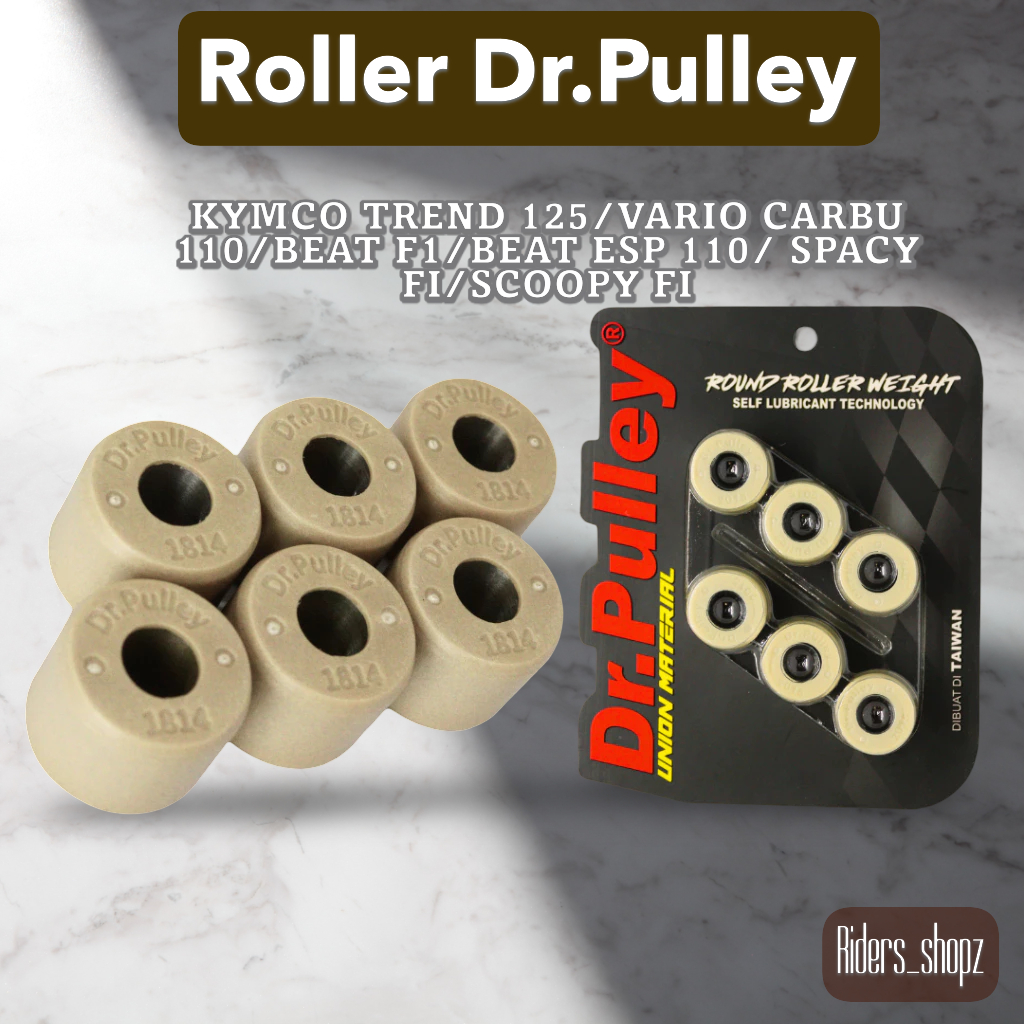 ROLLER DR.PULLEY (1814) 8-15Gr 1814 KYMCO TREND 125/VARIO CARBON 110/BEAT F1/BEAT ESP 110/ SPACY FI/