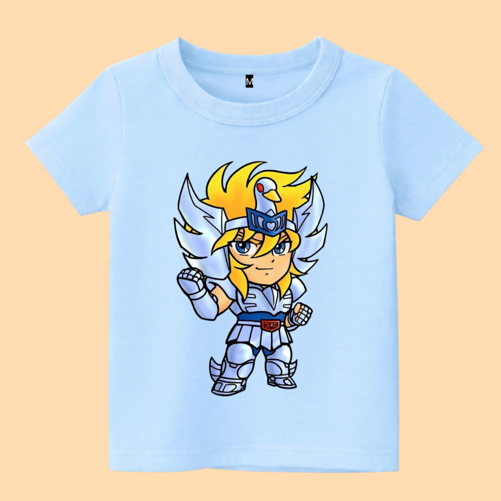 Cygnus hyoga series อะนิเมะ saint seiya เสื้อยืดเด็ก