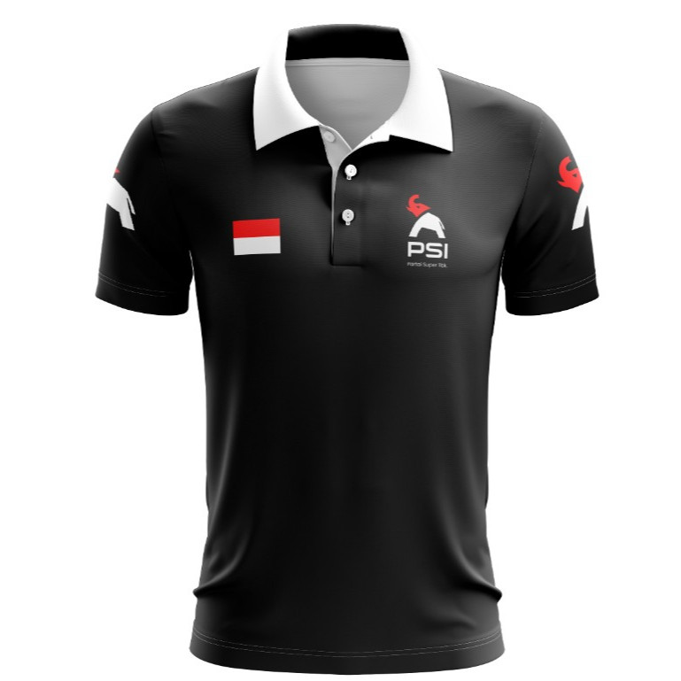 PSI - เสื้อยืด PSI ล่าสุด 2025 Super Party Polo Tbk โลโก้ใหม่ - เสื้อยืดคอปกโปโล PSI