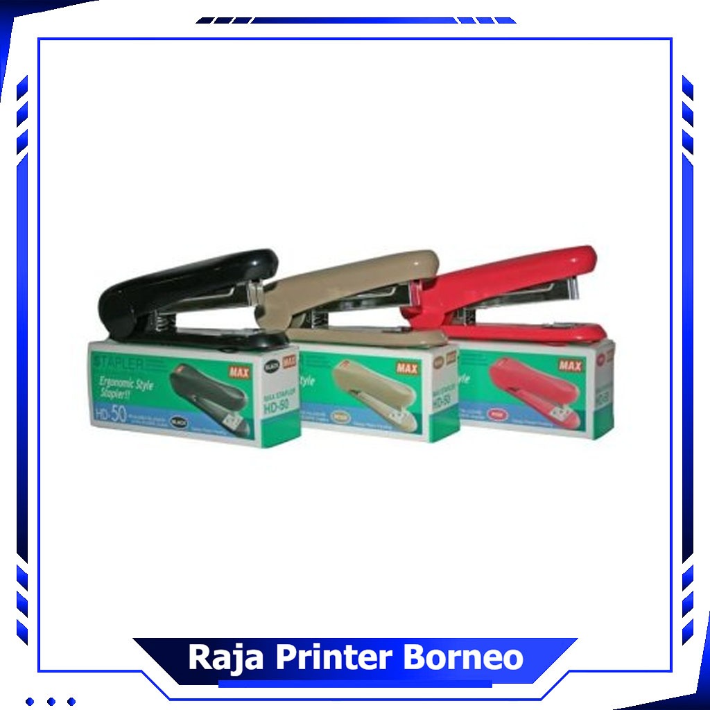 MESIN Stapler Max HD 50 เครื่องหนีบกระดาษ Staple ที่แข็งแกร่ง HD50