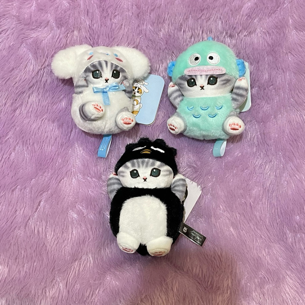 GANTUNGAN [READY] BAGCHARM KEYCHAIN KEYRING KEYCHAIN MOFUSAND SANRIO MOFU CAT