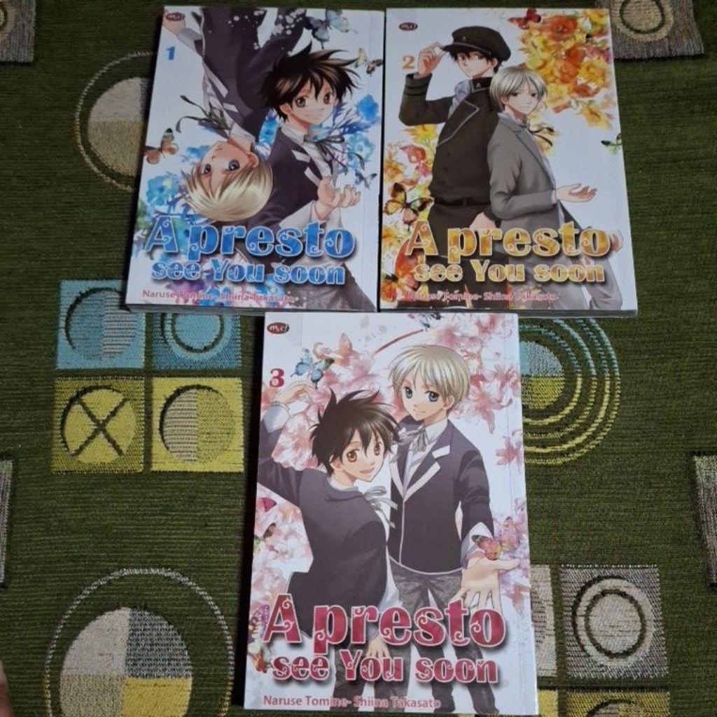 การ์ตูน Naruse Tomine & Shina Takasato - A Presto See You Soon Vol. 01 - 03 (จบ)