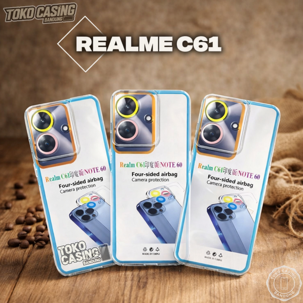 Realme C61 Clear Case (RMX3930) Note 60 (RMX3933) เคสธรรมดา