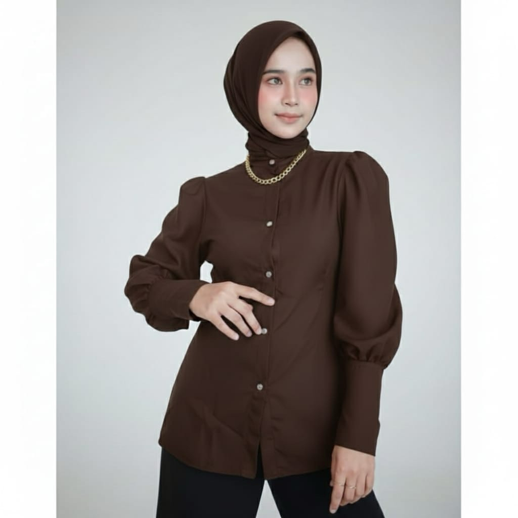 KEMEJA LOUISA SHIRT by OVIOUTFIT/ Womens SHIRT / poplin SHIRT / เสื้อเชิ้ตผู้หญิง / เสื้อสตรี