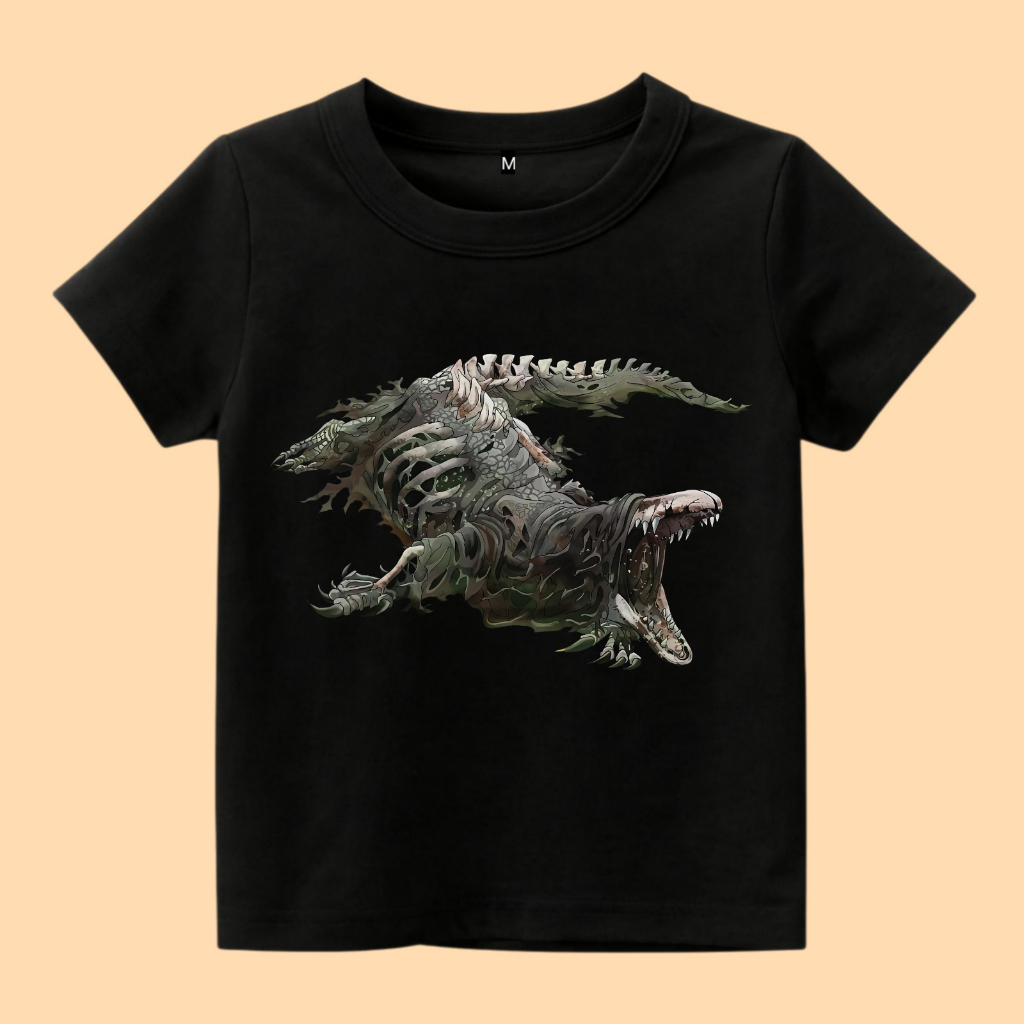 เสื้อยืดเด็ก scp 682 scp foundation kids