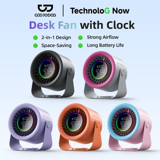 Goojodoq GFS024 kipas Angin bisu Strong Wind 100 Gear Wind Speed kipas Dengan jam and timer functions Turbo kipas meja kipas dinding Dapat