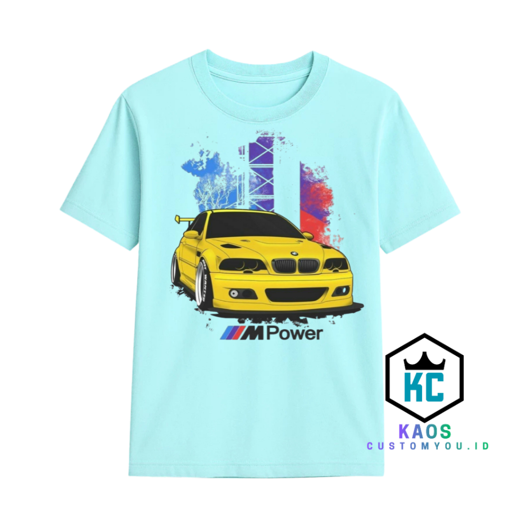 เสื้อยืดเด็กผู้ชาย / เสื้อยืดเด็ก Mpower Car