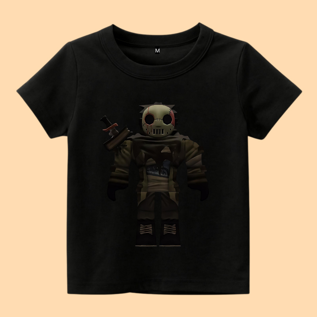 เสื้อยืดเด็กตัวละคร Slasher forsaken roblox