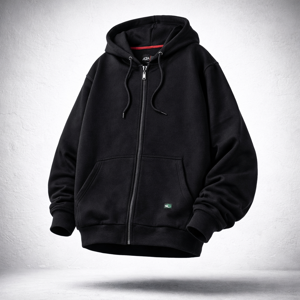 Nsa Ind Hoodie Bjorka สีดําซิปผู้ชายผู้หญิง
