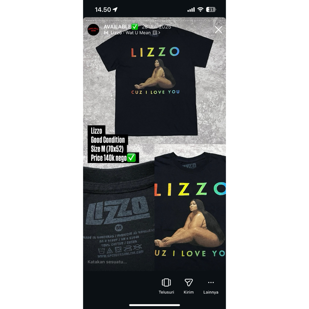 เสื้อยืด Lizzo******