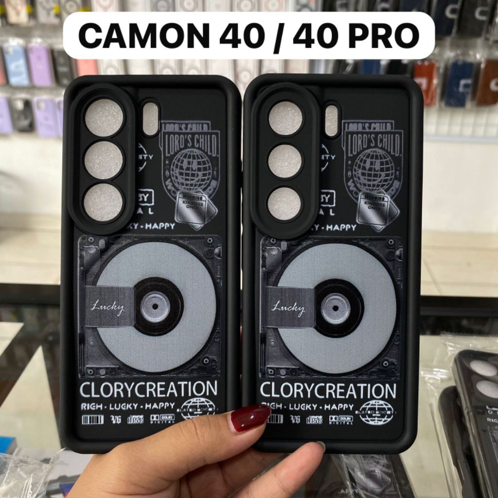 RICH LUCKY HAPPY TECNO CAMON 40 / CAMON 40 PRO SILICONE CASE