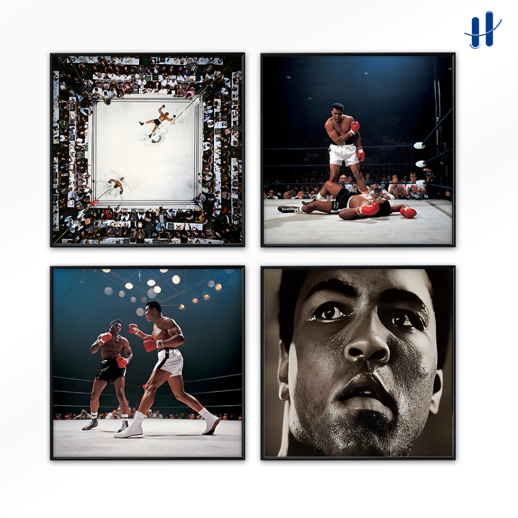 Haydecor Boxing Legend Wall Art พรีเมี่ยมความงามตกแต่งห้องกีฬา