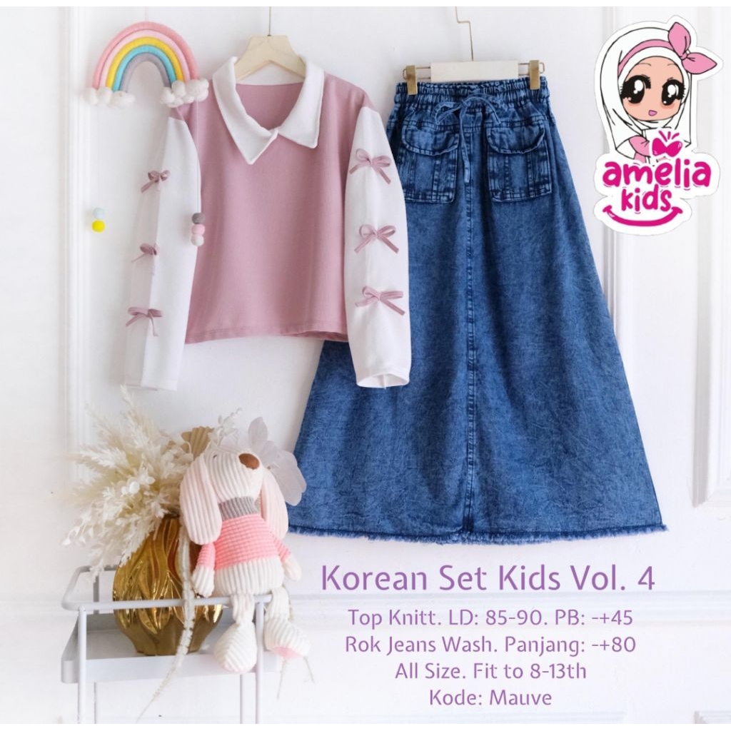 Unika Set Kids Clothes Set สําหรับเด็กอายุ 7-12 ปี
