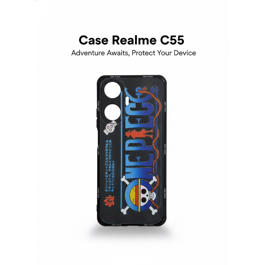 Realme C55 Narzo N55 Casing One Piece Motif Cool Soft Case Realme C55 Camera Protector Premium กันกร