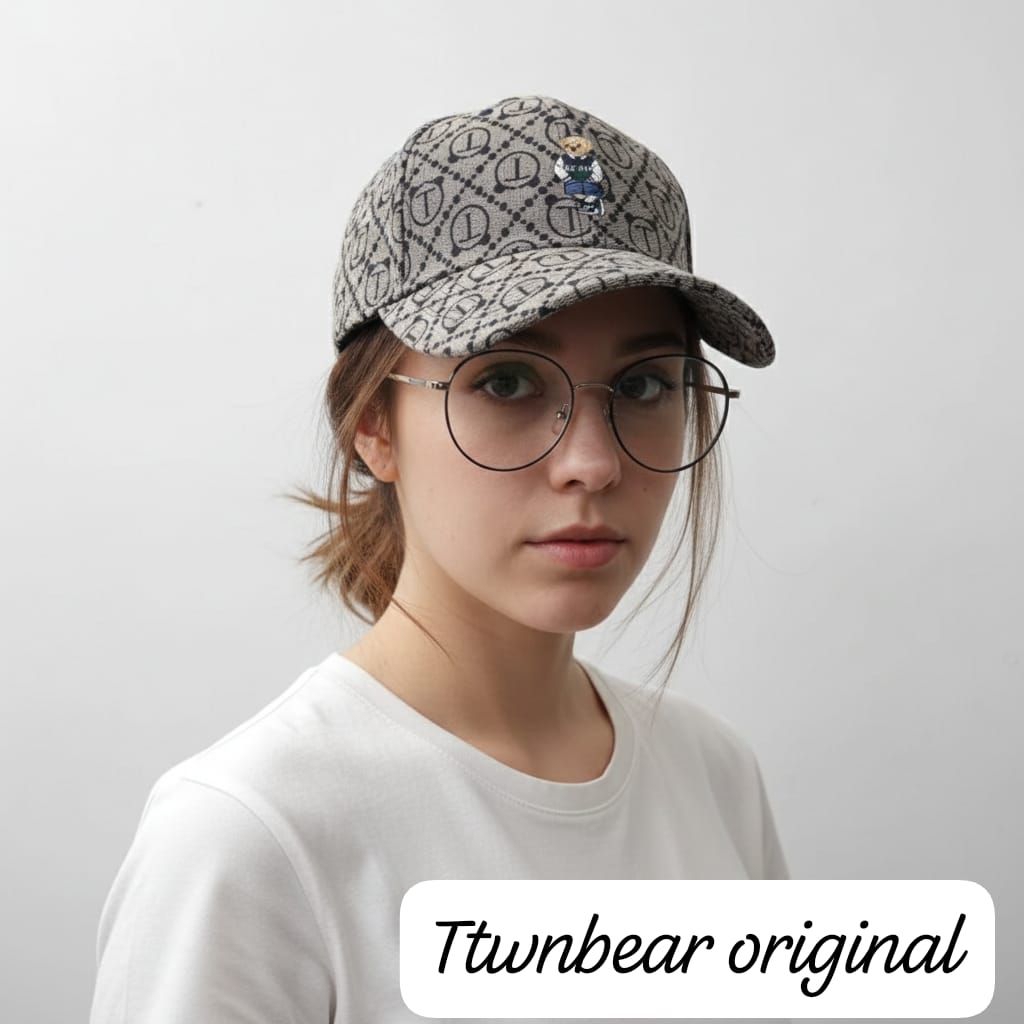 Ttwn guoo Bear Original GH006 หมวก unisex ล่าสุด - หมี ttwn original - หมวกหมี guoo original - หมวก 