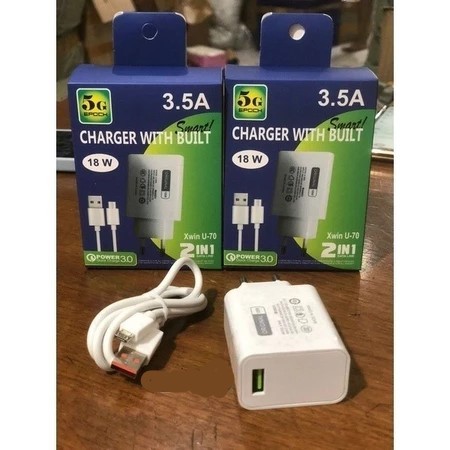 Travel Charger Xwin U-70 Packing Box 3.5A 18W