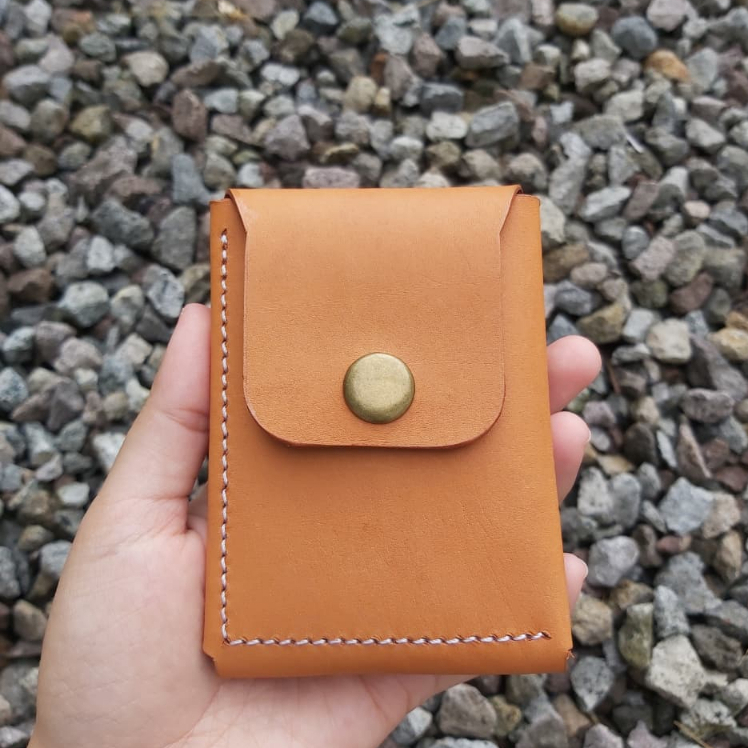 NOVUE Minimalist Leather Wallet - Belt Wallet - Compact EDC Pouch Card Holder, Crafted จากหนังแท้