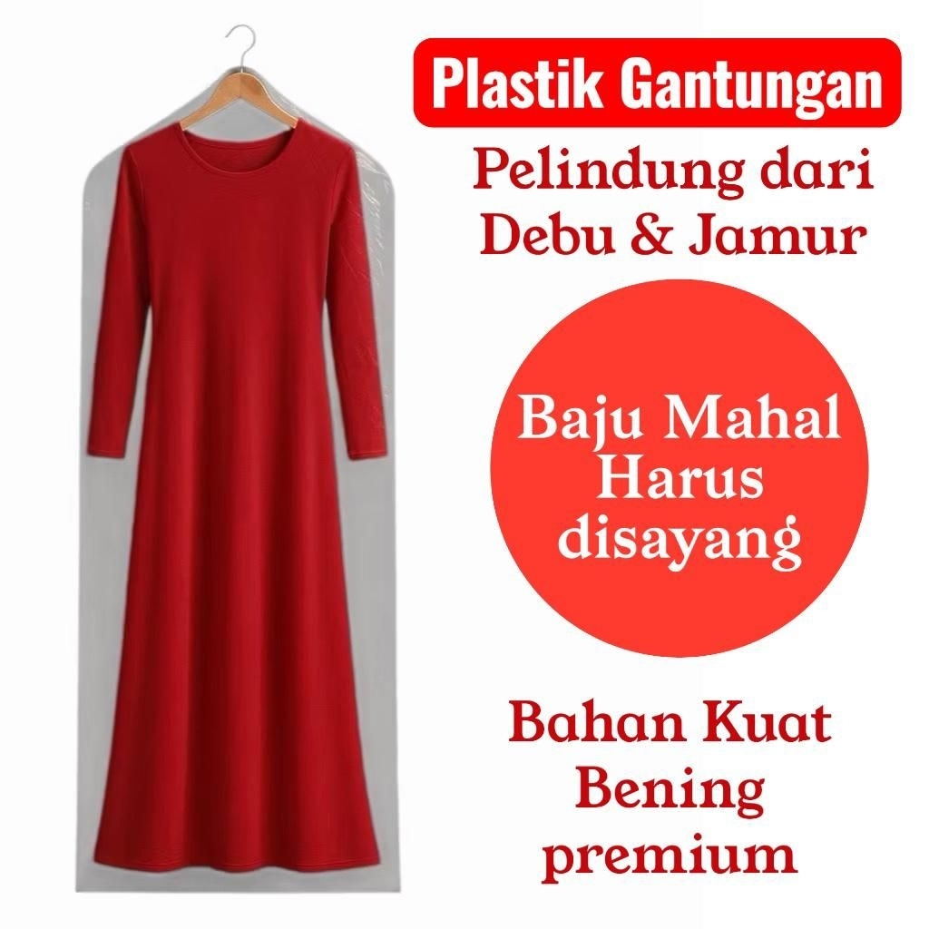 GUNDAN KEMEJA ที่แขวนพลาสติก PB100 PB150 PB180 UNIT | MIKA CLOTHES COVER JACKET SHIRT LAUNDRY DRESS 