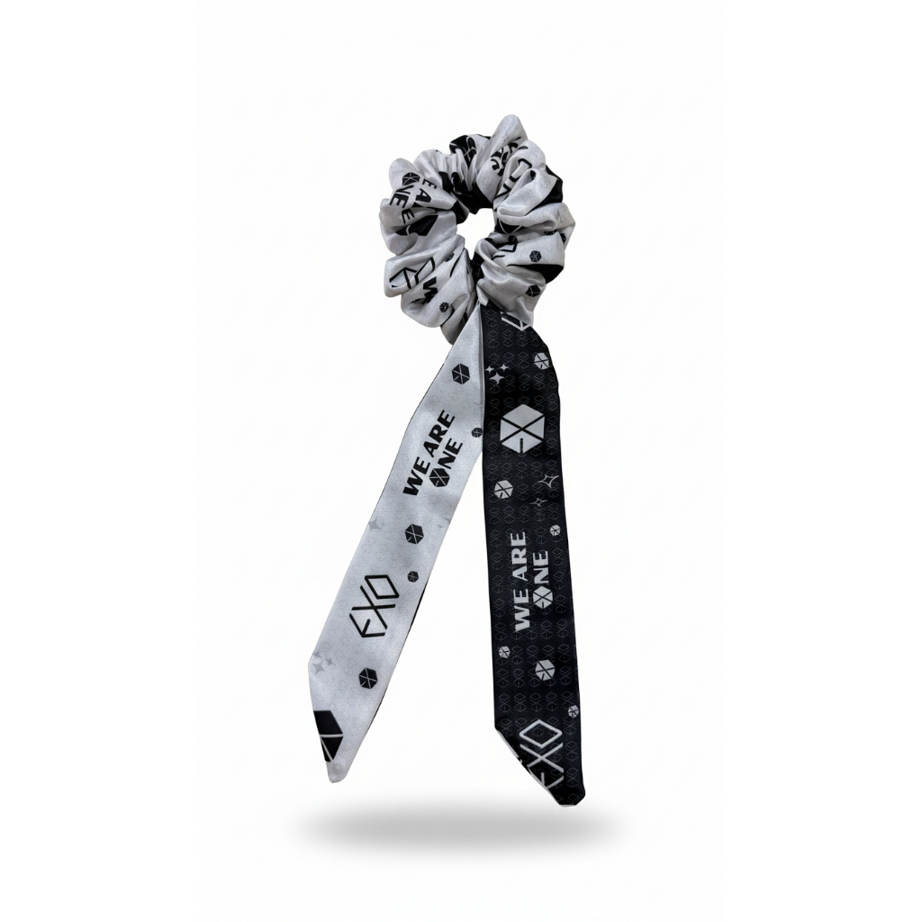 EXO exol แรงบันดาลใจ - Ribbon Scrunchie สุดยอดไวรัส