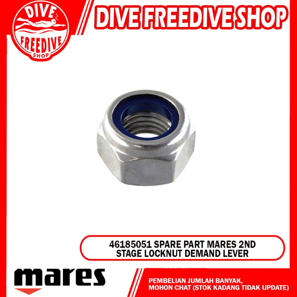 46185051 อะไหล่Regulator Mares 2nd Stage Lock Nut Regulator Scuba Diving Regulator Octopusดําน้ํา