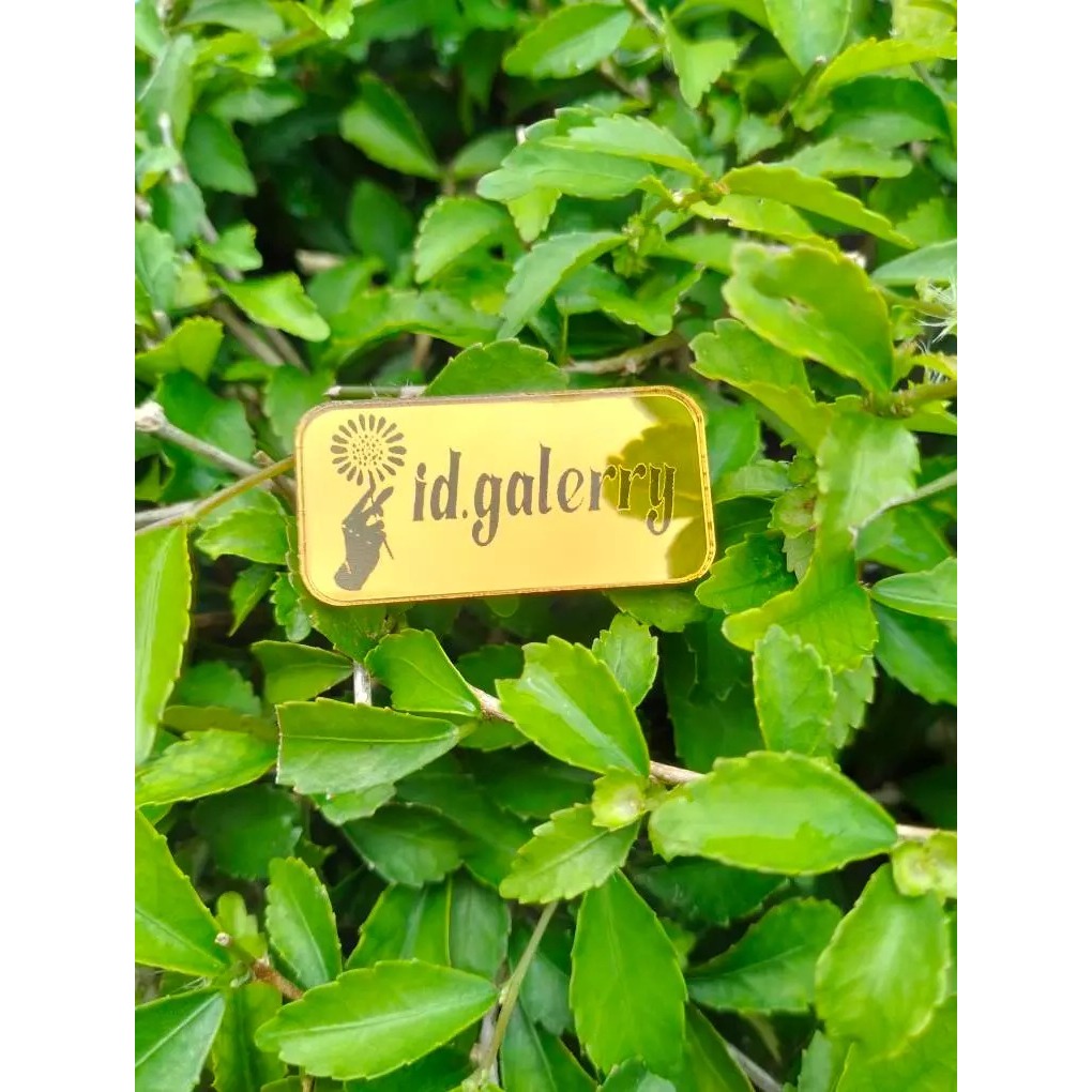 MERAH RED ACRYLIC LABEL / HIJAB LABEL / GAMIS LABEL / ผลิตภัณฑ์แบรนด์