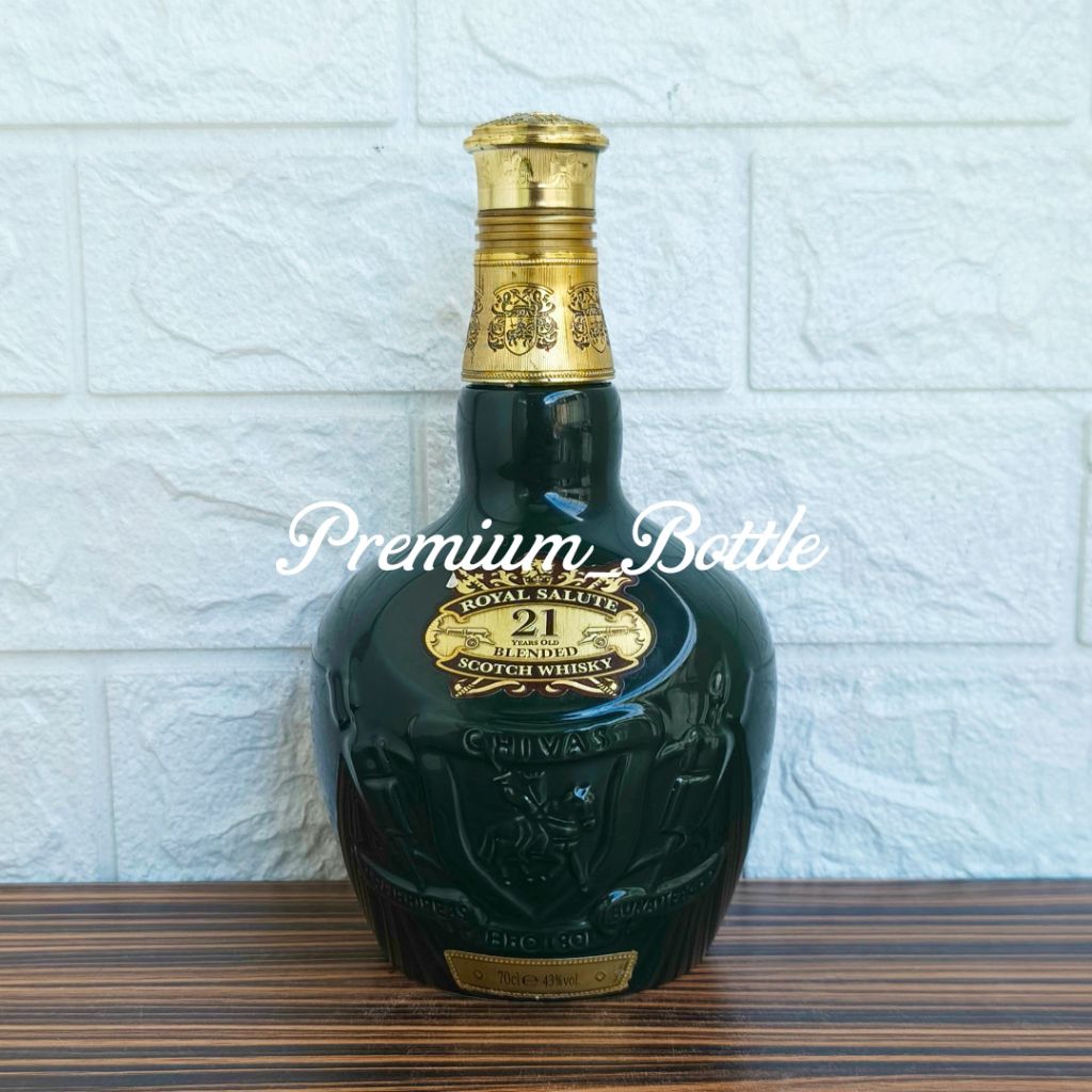 Royal Salute 21 Years Emerald Flagon Old ขวดเปล่า 700ml