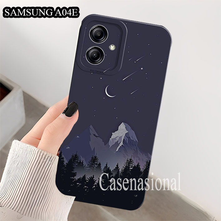 Samsung A04E A04 A05 A06 A07 Protector Mountain Motif Silicon Procamera Case New Silicon - เคส HP ล่