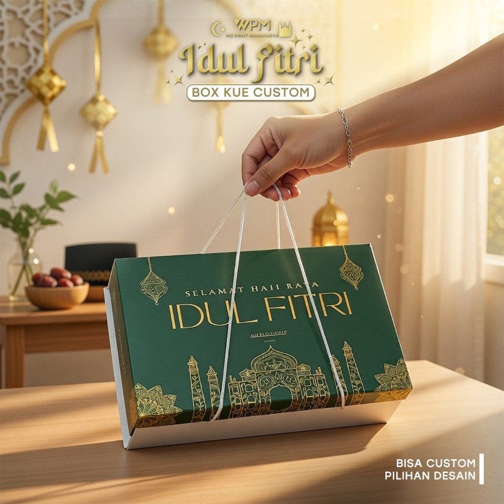 PLEASE READ UPGARDE DESCRIPTION ทํามาจาก DR. DUPLEX TO HARDBOX MATERIAL .. EID DRY CAKE BOX / CHRIST