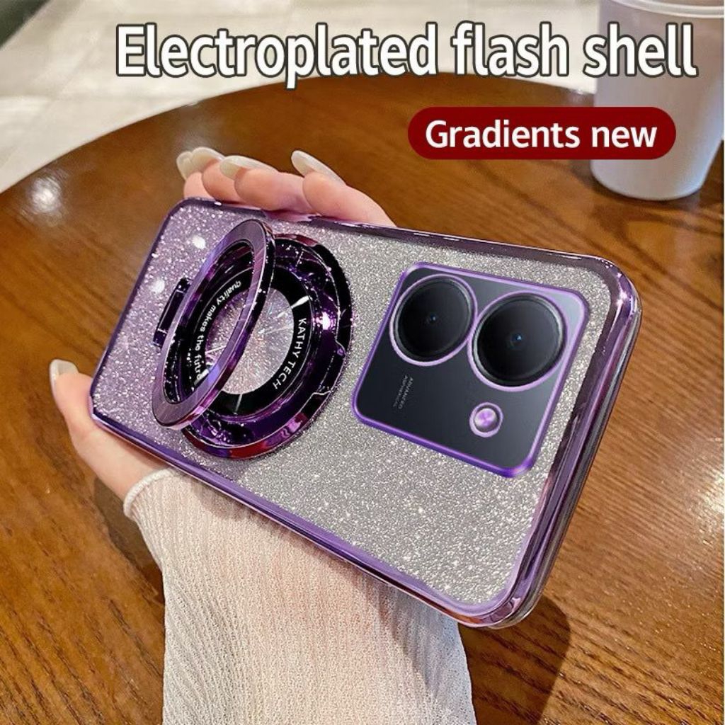 เคส VIVO Y27S Y27 5G Y36 5G หรูหรา Glitter Magsafe ล่าสุด