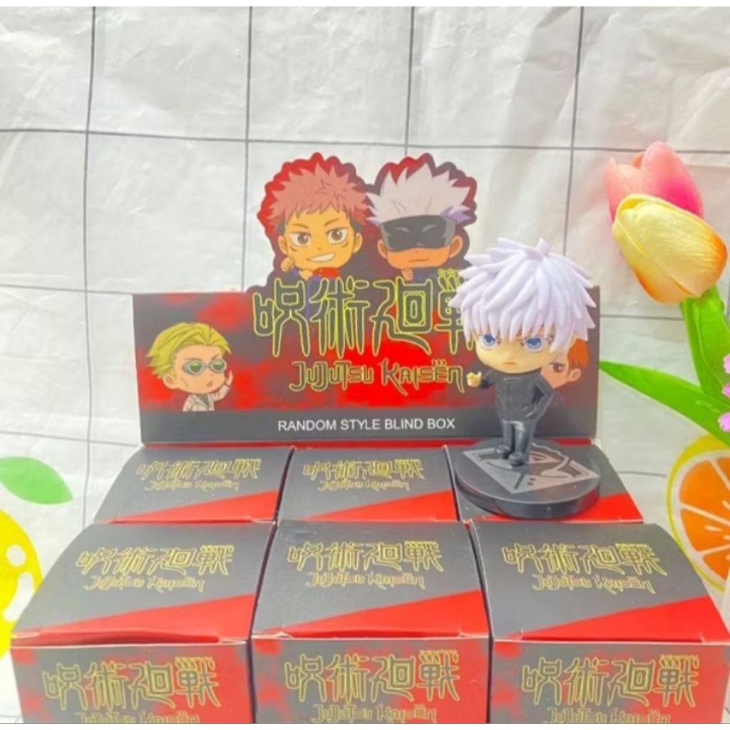 กล่องตาบอดของเล่นรูป Jujutsu Kaisen Premium Gojo Sukuna Cool JJK น่ารักที่ไม่ซ้ํากัน Action Figure