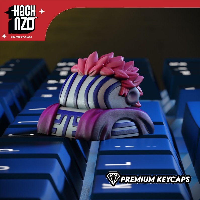 ปุ่มกดแบบกําหนดเอง Akaza – Demon Slayer Edition