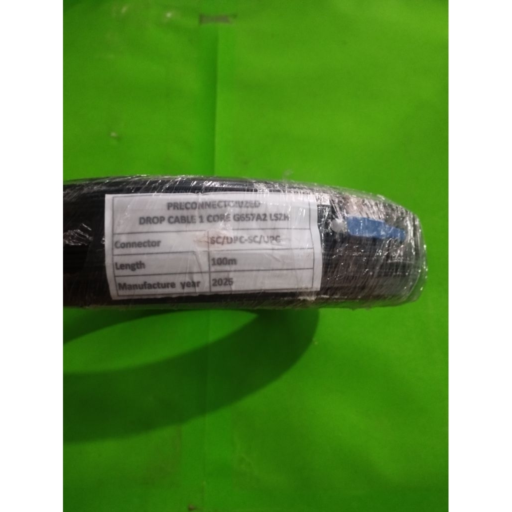PRECONNECTORIZED DROP CABLE 1 CORE G657A2 LSZH