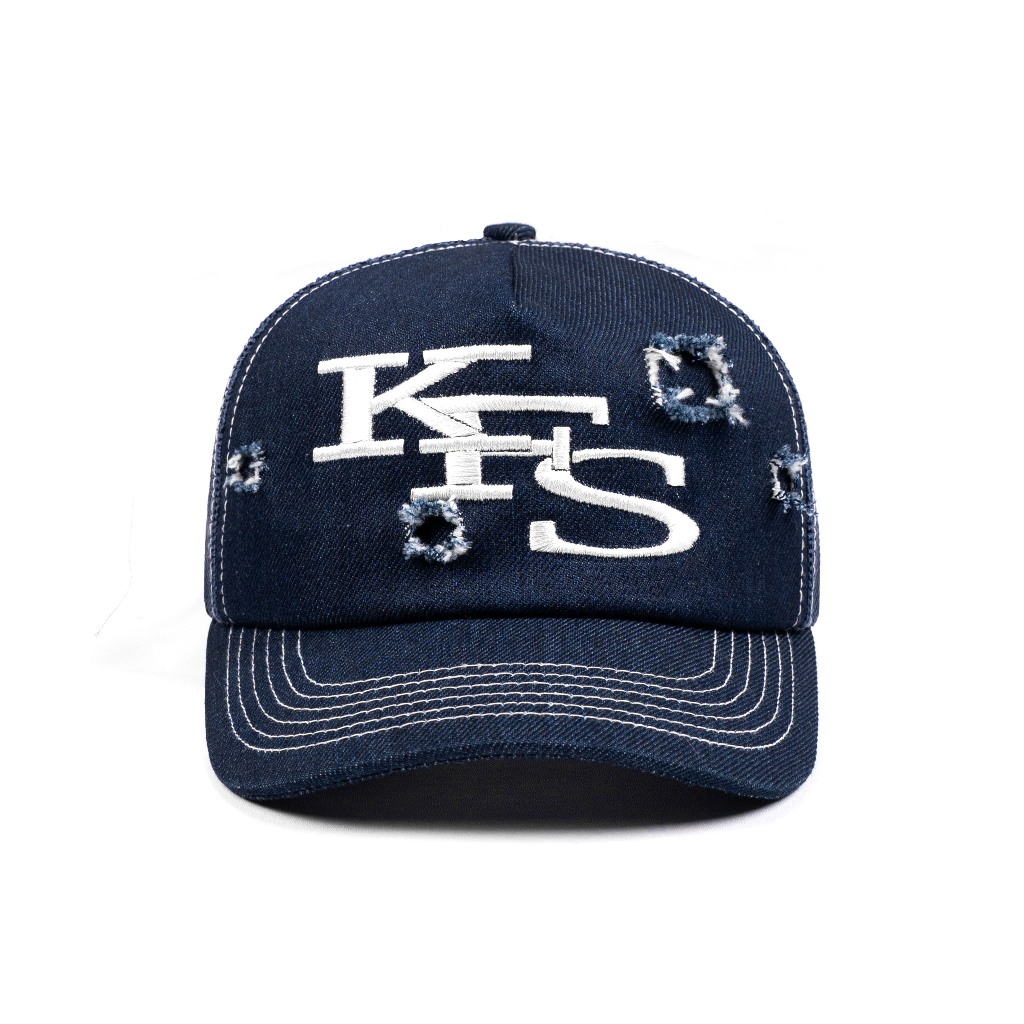 KEEPFS | หมวกรถบรรทุกผ้ายีนส์ด้อย | ฮัดสัน