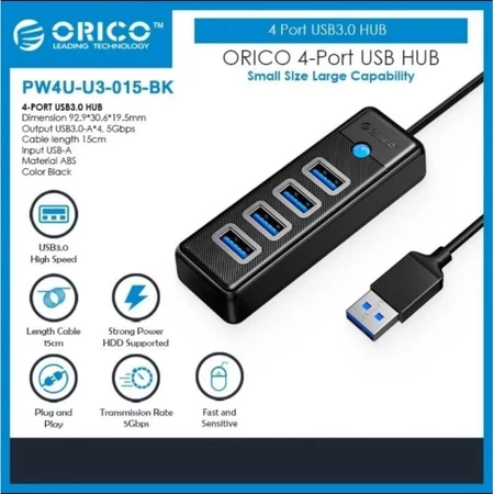 USB HUB 4 PORT USB ORICO PW4U USB 3.0