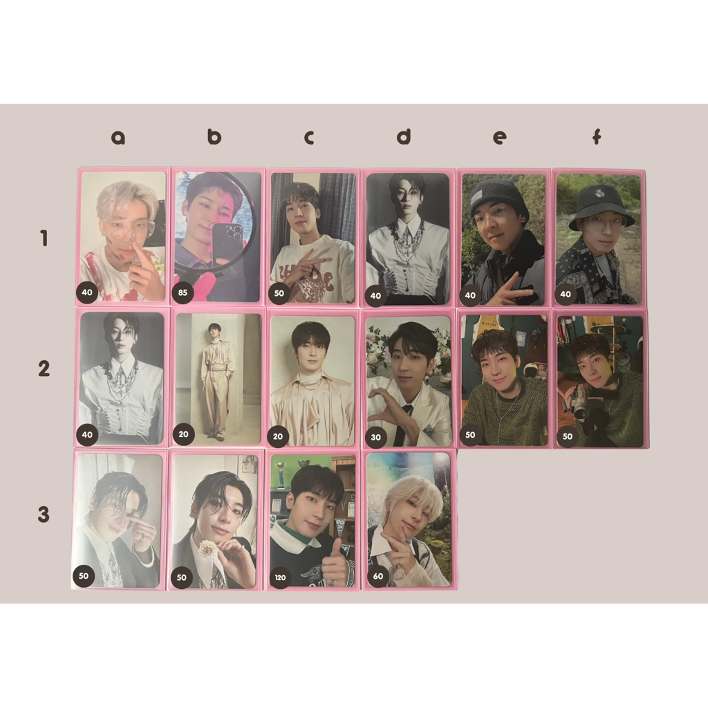 Seventeen Wonwoo Photocard อย่างเป็นทางการ (Condi & Proof โดย DM)