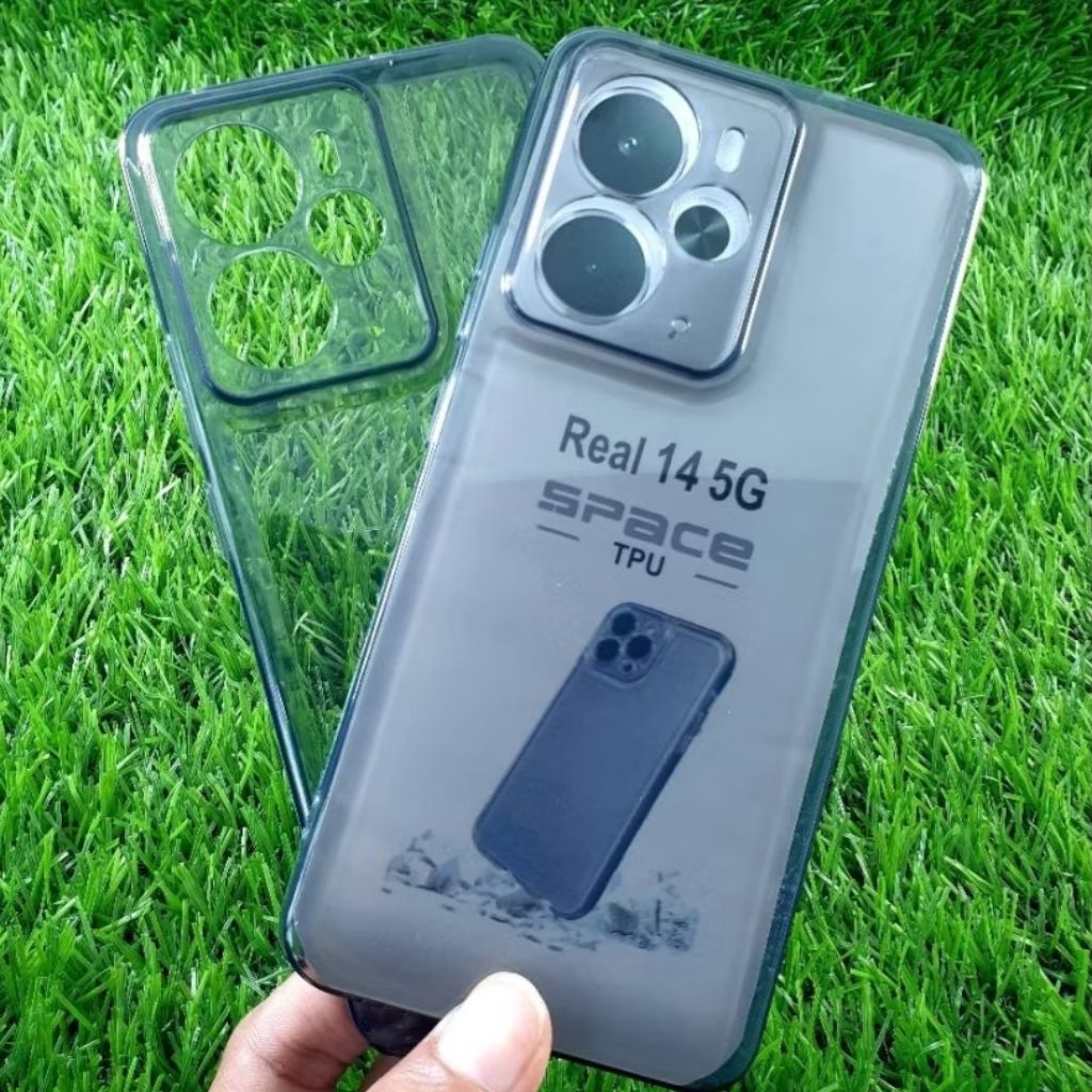 SOFTCASE ORIGINAL SPACE TRANSPARENT REALME 14 5G SILICONE 2.1MM PROTECT CAMERA