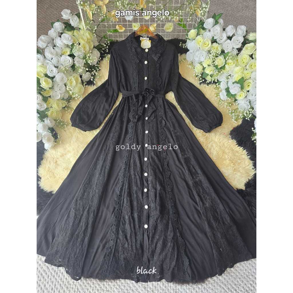 แม็กซี่เดรส Titania_ Premium Gold_