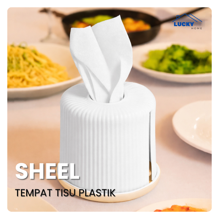 LUCKY HOME - SHELL TISSUE HOLDER/ROLL TISSUE HOLDER/PLASTIC TISSUE HOLDER
