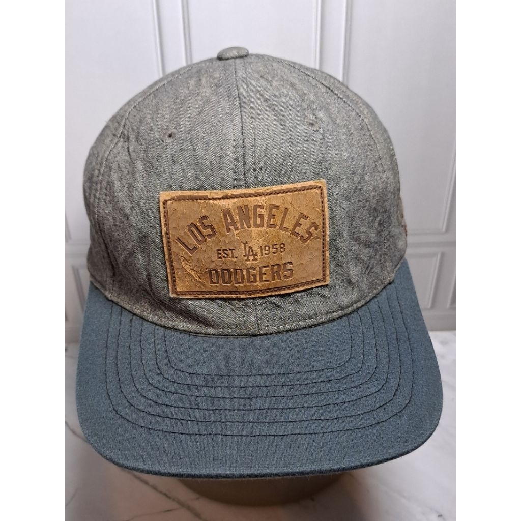 Vintage MLB Second / Preloved Dodgers Los Angeles Major League Baseball Grey Hat