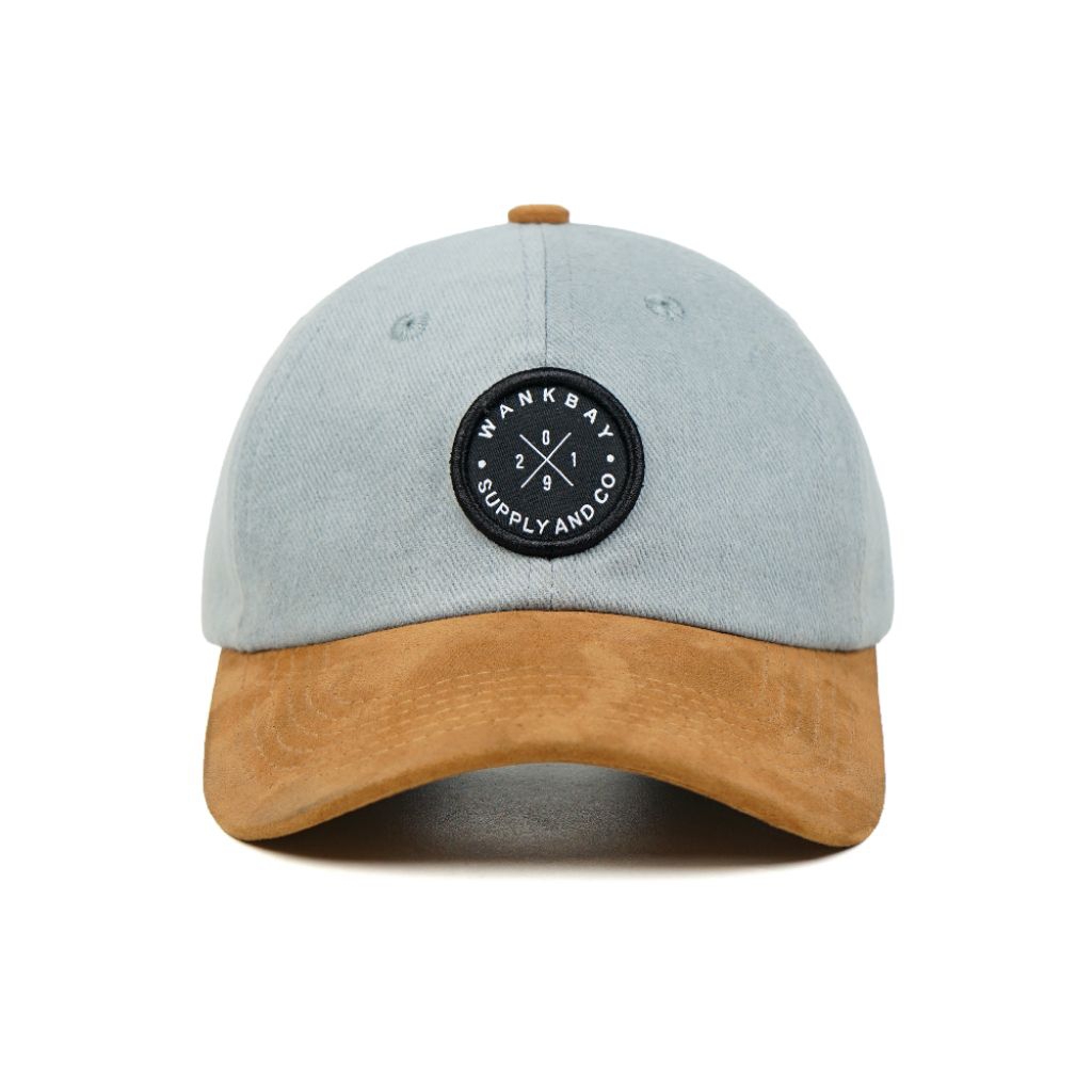 Wankbay Distro Polocap Denim Silver Saddle Hat