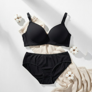 Pierre Cardin Bra & Panty Set Natural Cotton 607-60003B - Tanpa Kawat