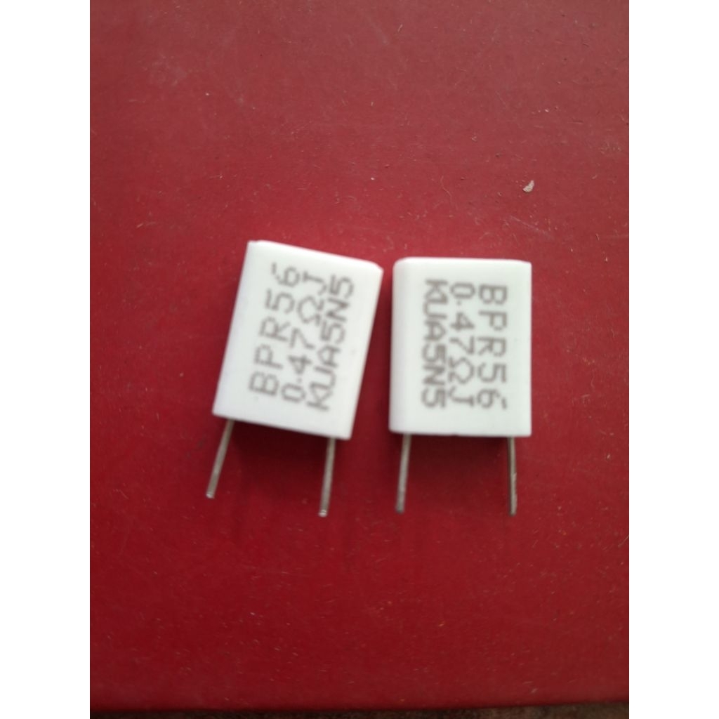 20 ชิ้น RESISTOR Noble 5 วัตต์ 0.47 R Noble 5w 0.47