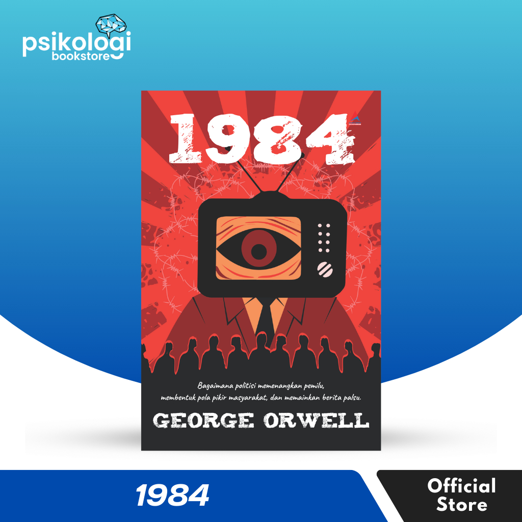 1984 หนังสือ - จอร์จ ออร์เวลล์ - ซีลเดิม - ร้านหนังสือจิตวิทยา