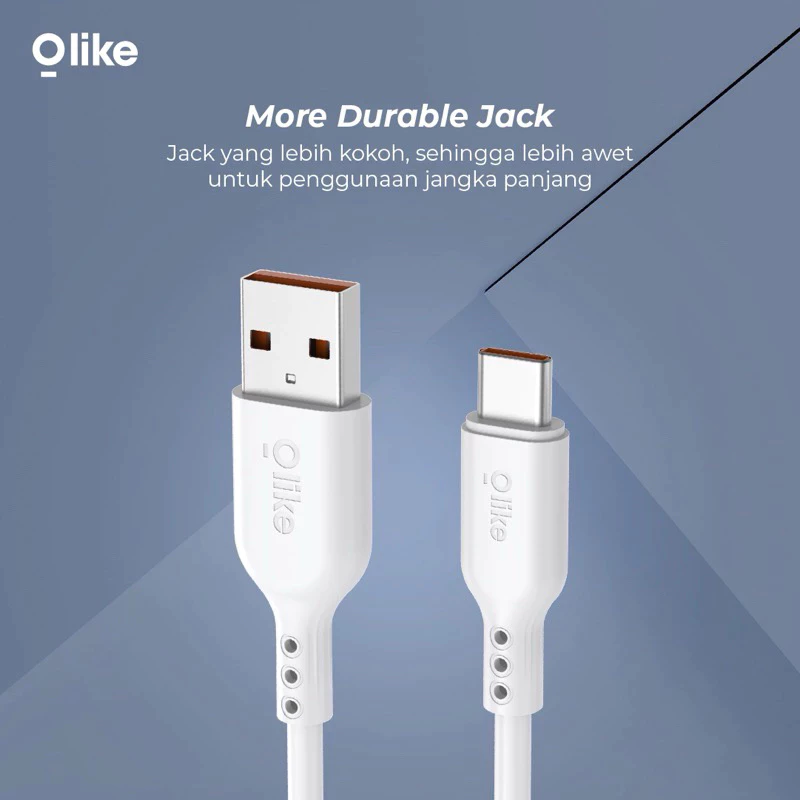 OlyIKE D306C สายชาร์จ TYPE-C 2.4A 100 ซม thumbnail 4
