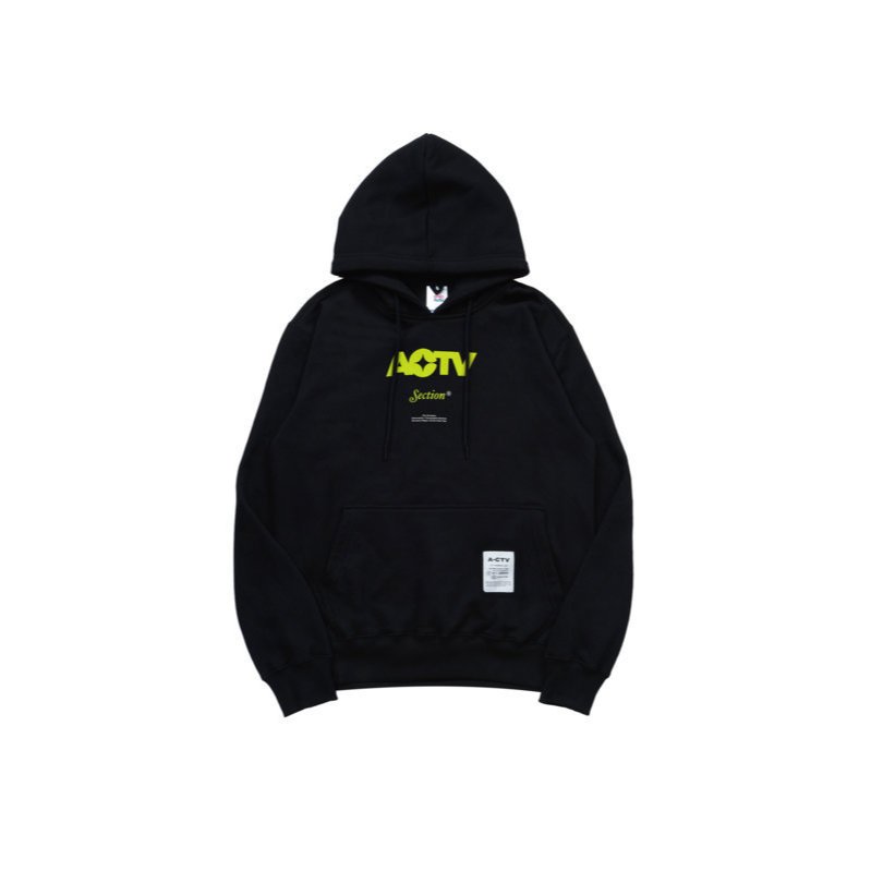 BLOODS SWETER HOODIE SW FUTON ACTV สีดํา