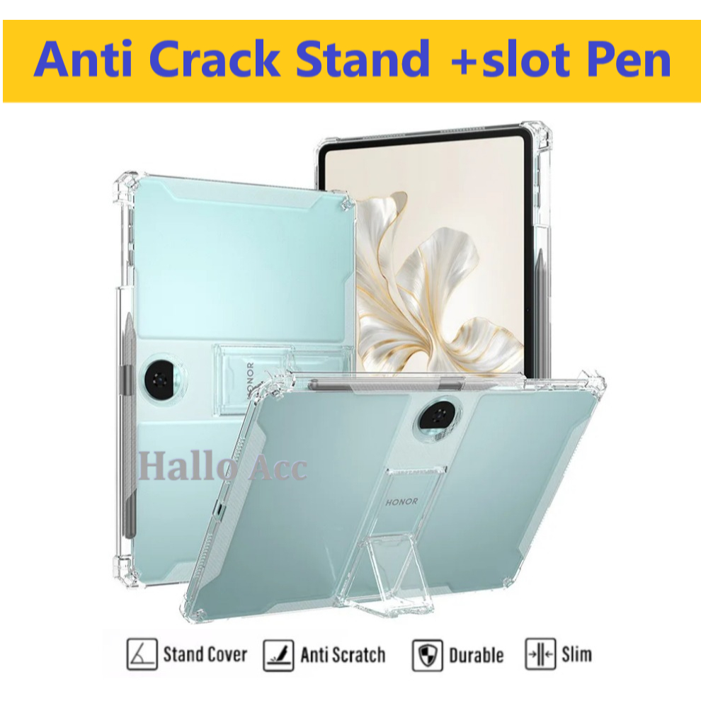 HONOR PAD 9 | เคส HONOR PAD 9 | ขาตั้งป้องกันการแตกปลอกซิลิโคนใส