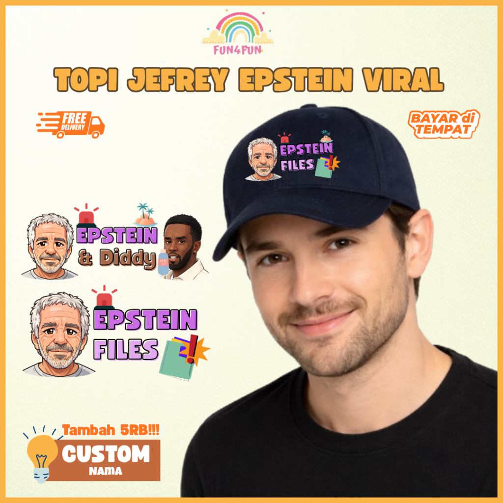 FUN4FUN - EPSTEIN DIDDY VIRAL ESPTEIN FILES ISLAND DIDDY BABY LOTION DISTRO BASEBALL CAP