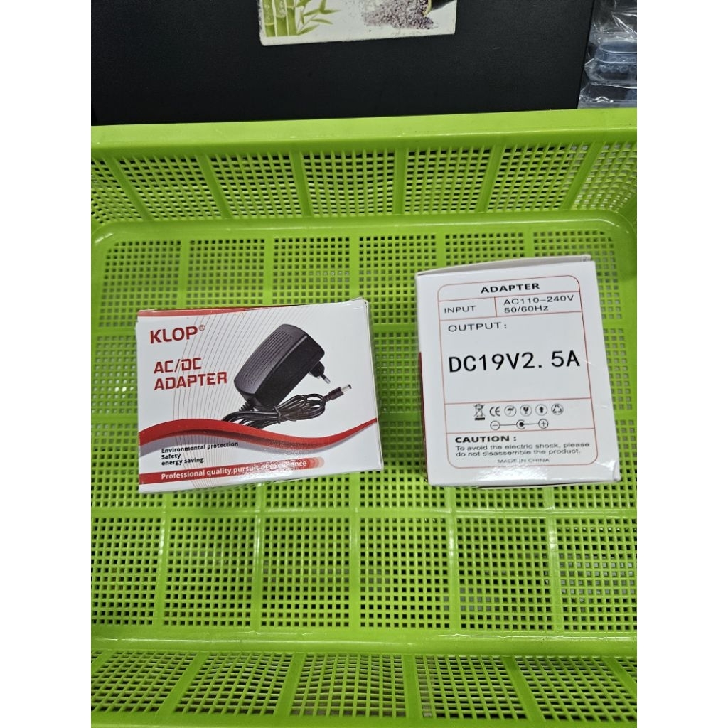 19V 2.5A ADAPTER NEEDLE JACK KLOP ADAPTER 19 โวลต์ 2.5A