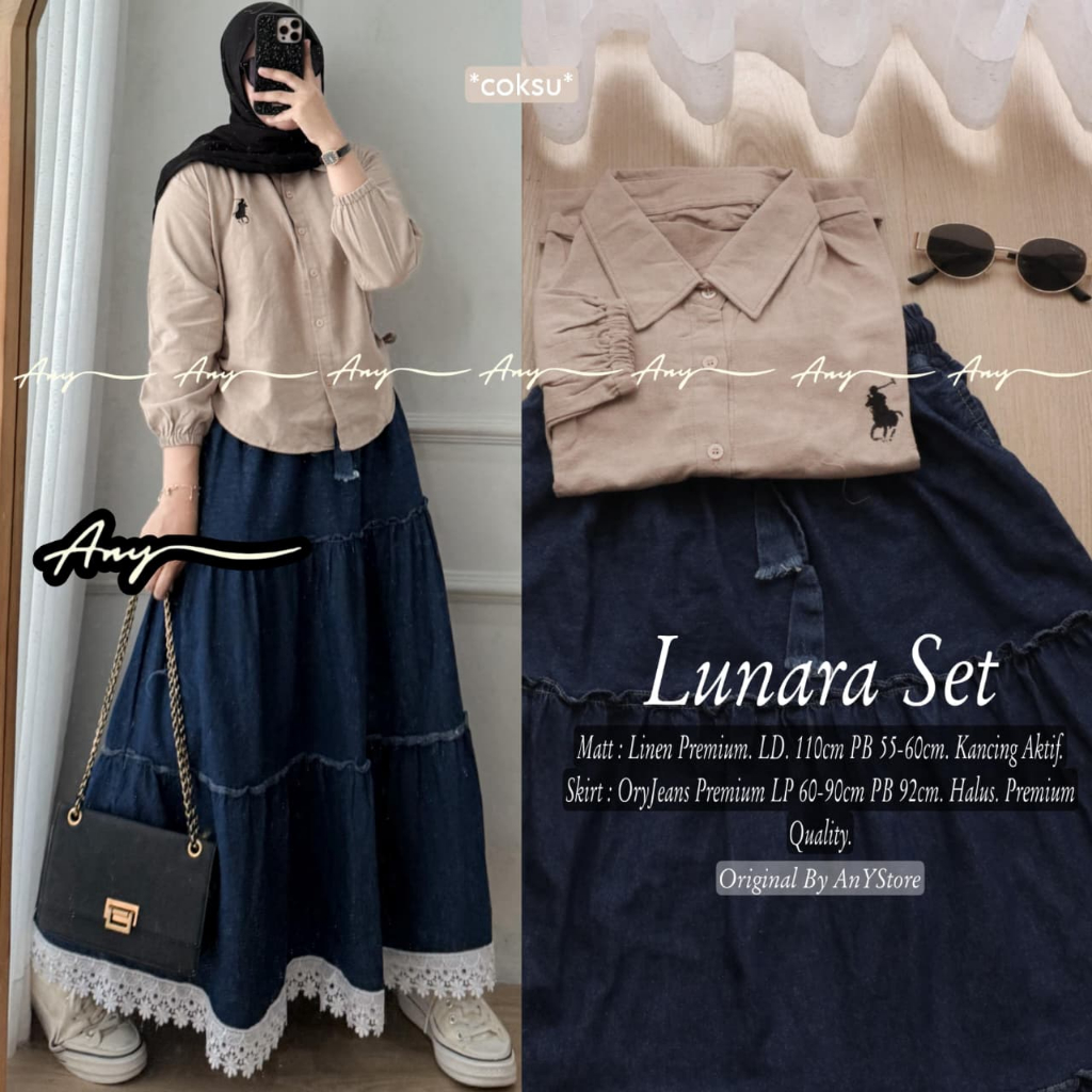 HQ เสื้อผ้าผู้หญิง LUNARA SET จาก AnY FASHION STORE